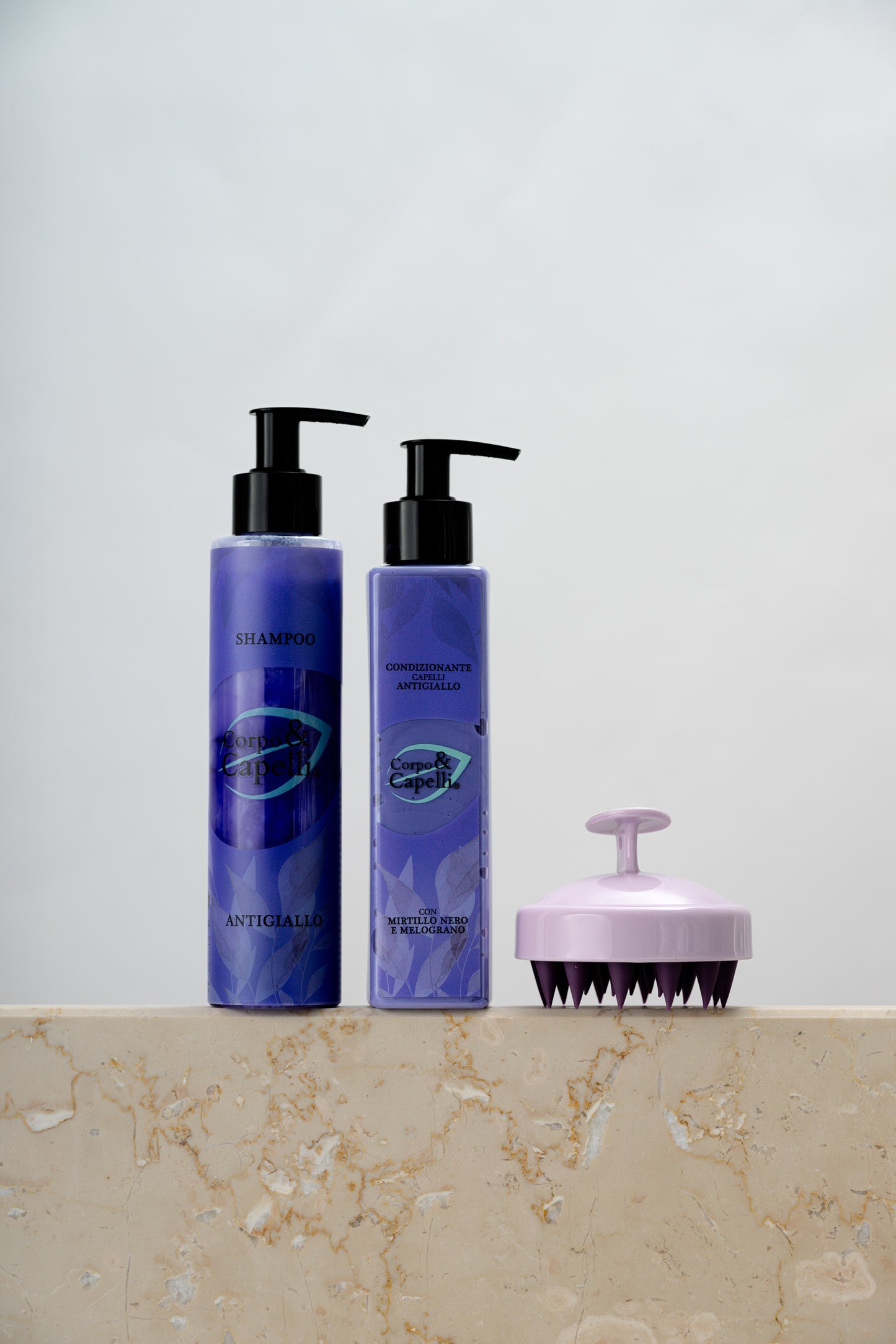 Kit shampoo e condizionante antigiallo