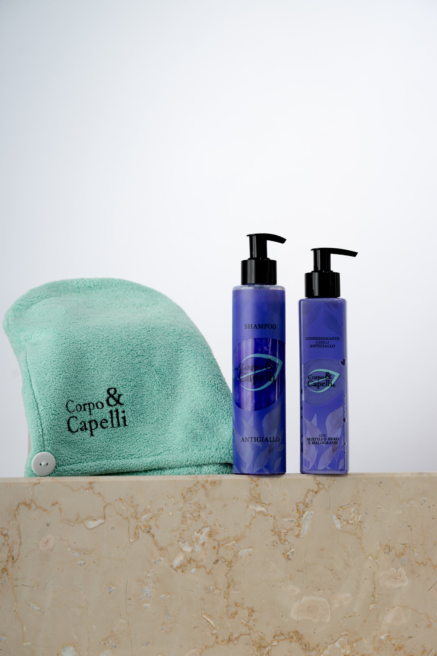 Kit shampoo e condizionante antigiallo