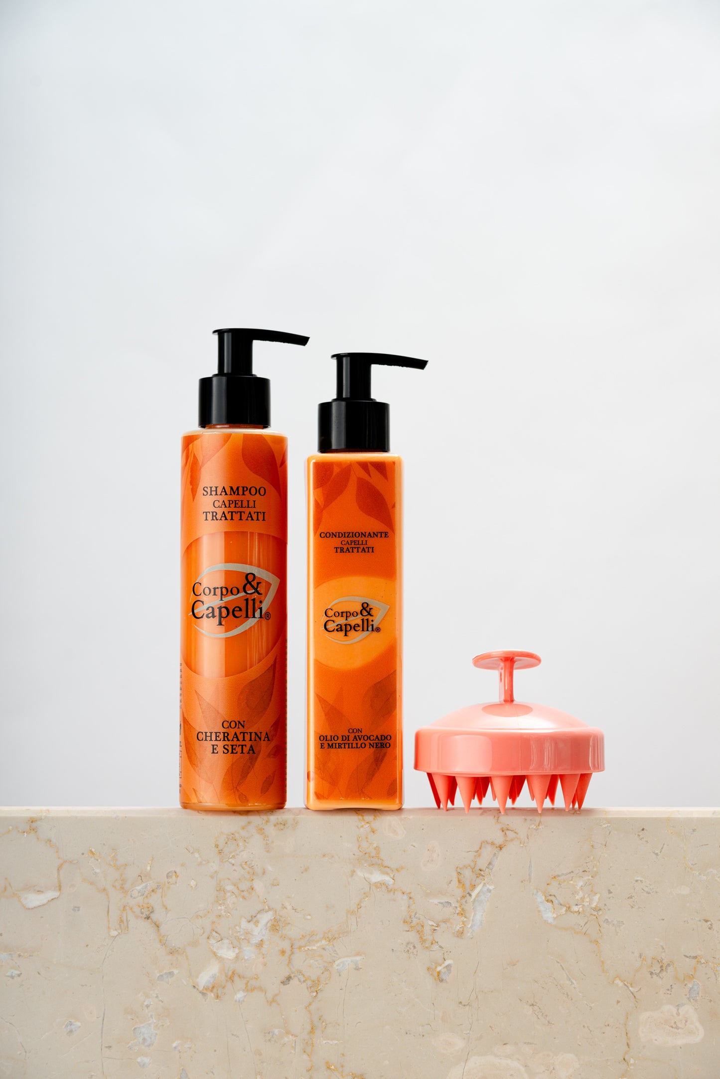 Kit shampoo e condizionante capelli trattati